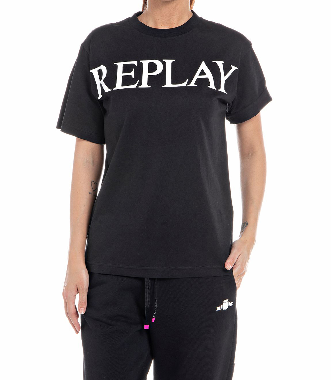 PURE LOGO オーガニックコットンジャージーT 詳細画像 ブラック 1